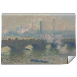 Fototapeta winylowa zmywalna Claude Monet " Most Waterloo w pochmurny dzień" - reprodukcja