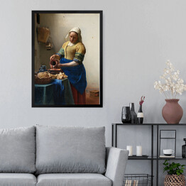 Obraz w ramie Jan Vermeer "Mleczarka" - reprodukcja