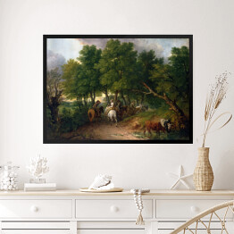 Obraz w ramie Thomas Gainsborough - Road from Market Reprodukcja obrazu