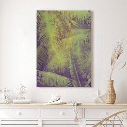 Obraz klasyczny Dzika natura - liście dżungli