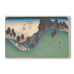 Obraz na płótnie Utugawa Hiroshige Stacja Ashida. Reprodukcja obrazu