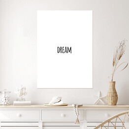 Plakat Typografia "Dream"