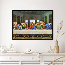 Plakat w ramie Leonardo da Vinci "Ostatnia wieczerza" - reprodukcja