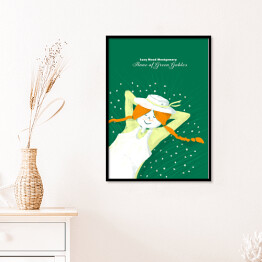 Plakat w ramie "Ania z Zielonego Wzgórza" - ilustracja