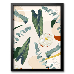 Obraz w ramie Kolekcja #inspiredspace - rośliny - mix