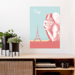 Plakat samoprzylepny Miasta Europy - Paryż