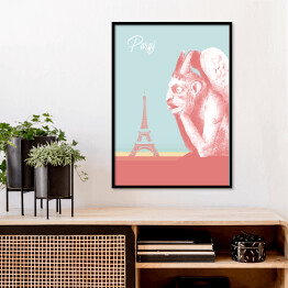 Plakat w ramie Miasta Europy - Paryż