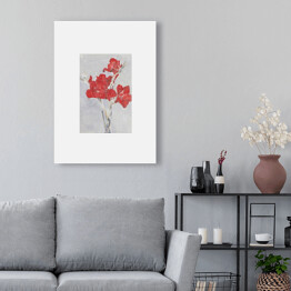 Obraz na płótnie Piet Mondrian Red Gladioli Reprodukcja