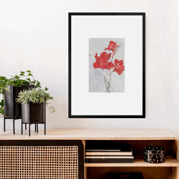 Obraz w ramie Piet Mondrian Red Gladioli Reprodukcja