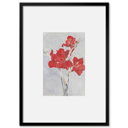 Obraz klasyczny Piet Mondrian Red Gladioli Reprodukcja