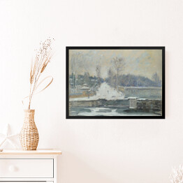 Obraz w ramie Alfred Sisley "Kąpielisko w Marly le Roi" - reprodukcja