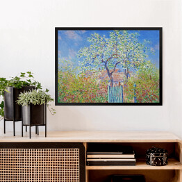 Obraz w ramie Claude Monet Kwitnąca grusza Reprodukcja obrazu