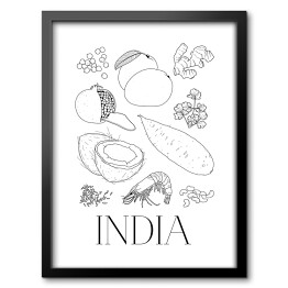 Obraz w ramie Kuchnie świata - kuchnia indyjska