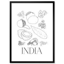 Plakat w ramie Kuchnie świata - kuchnia indyjska