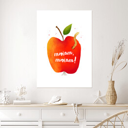 Plakat Owoce - jabłko 