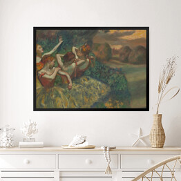 Obraz w ramie Edgar Degas "Czterech tancerzy" - reprodukcja