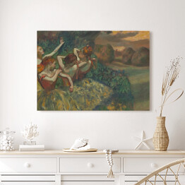 Obraz na płótnie Edgar Degas "Czterech tancerzy" - reprodukcja