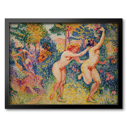 Obraz w ramie Henri Edmond Cross Dwie biegnące nimfy. Reprodukcja obrazu