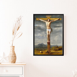 Obraz w ramie Jezus na Krzyżu Eustache Le Sueur Reprodukcja obrazu
