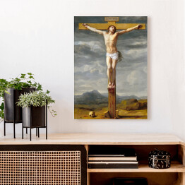 Obraz na płótnie Jezus na Krzyżu Eustache Le Sueur Reprodukcja obrazu