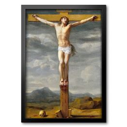 Obraz w ramie Jezus na Krzyżu Eustache Le Sueur Reprodukcja obrazu