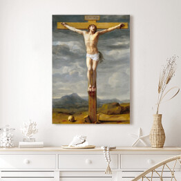 Obraz na płótnie Jezus na Krzyżu Eustache Le Sueur Reprodukcja obrazu