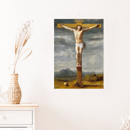 Plakat Jezus na Krzyżu Eustache Le Sueur Reprodukcja obrazu