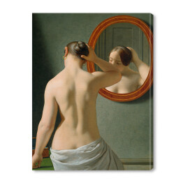 Obraz na płótnie C. W. Eckersberg Kobieta przed lustrem Reprodukcja