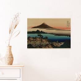 Plakat Hokusai Katsushika. Świt w Isawa w prowincji Kai. Reprodukcja