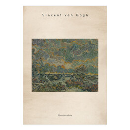Plakat samoprzylepny Vincent van Gogh "Wspomnienia z północy" - reprodukcja z napisem. Plakat z passe partout