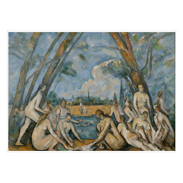 Plakat samoprzylepny Paul Cézanne "Wielkie kąpiące się" - reprodukcja