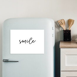 Magnes dekoracyjny "Smile" - typografia
