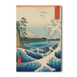 Obraz na płótnie Utugawa Hiroshige Morze u wybrzeży Satta w prowincji Suruga. Reprodukcja obrazu