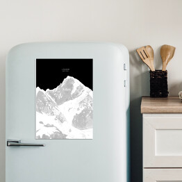 Magnes dekoracyjny Lhotse - minimalistyczne szczyty górskie