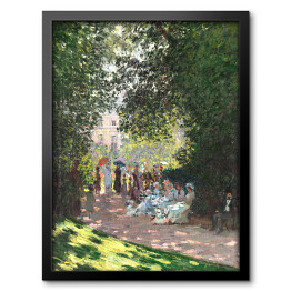 Obraz w ramie Claude Monet The Parc Monceau Reprodukcja obrazu
