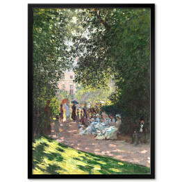 Plakat w ramie Claude Monet The Parc Monceau Reprodukcja obrazu