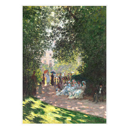Plakat samoprzylepny Claude Monet The Parc Monceau Reprodukcja obrazu
