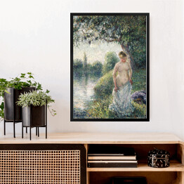 Obraz w ramie Camille Pissarro Kąpiel. Reprodukcja