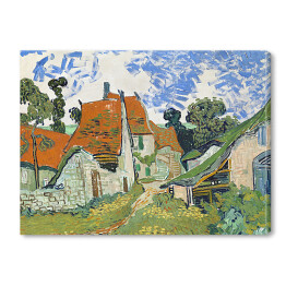 Obraz na płótnie Vincent van Gogh Ulica w Auvers-sur-Oise. Reprodukcja