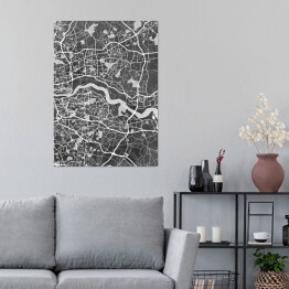 Plakat Mapa Londynu 02