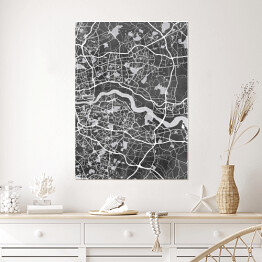 Plakat Mapa Londynu 02