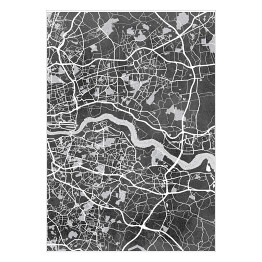 Plakat samoprzylepny Mapa Londynu 02