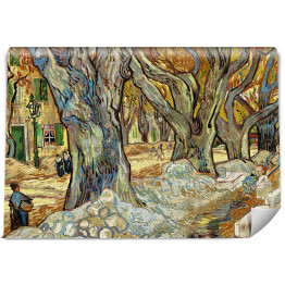 Fototapeta Vincent van Gogh "The Large Plane Trees (Road Menders at Saint Remy)" - reprodukcja