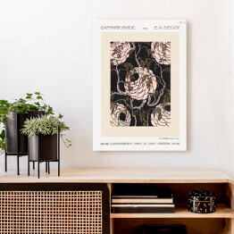 Obraz klasyczny Plakat botaniczny Różowe róże