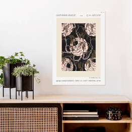 Plakat samoprzylepny Plakat botaniczny Różowe róże