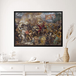 Obraz w ramie Jan Matejko Bitwa pod Grunwaldem Reprodukcja obrazu