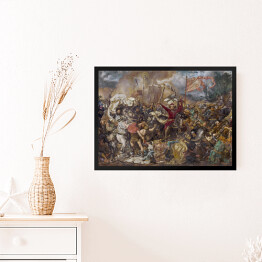 Obraz w ramie Jan Matejko Bitwa pod Grunwaldem Reprodukcja obrazu