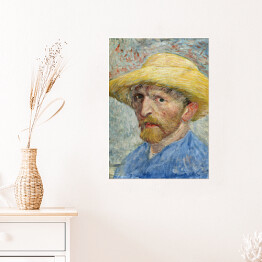 Plakat samoprzylepny Vincent van Gogh Autoportret. Reprodukcje dzieł sztuki