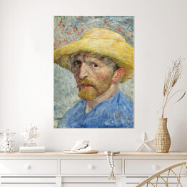 Plakat samoprzylepny Vincent van Gogh Autoportret. Reprodukcje dzieł sztuki