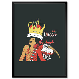 Obraz klasyczny "Killer Queen - it's a hard life" - ilustracja